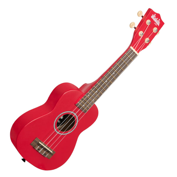 Kala UKCHERRYBOMB Ukadelic Soprano Wood Ukulele - Cherry Bomb