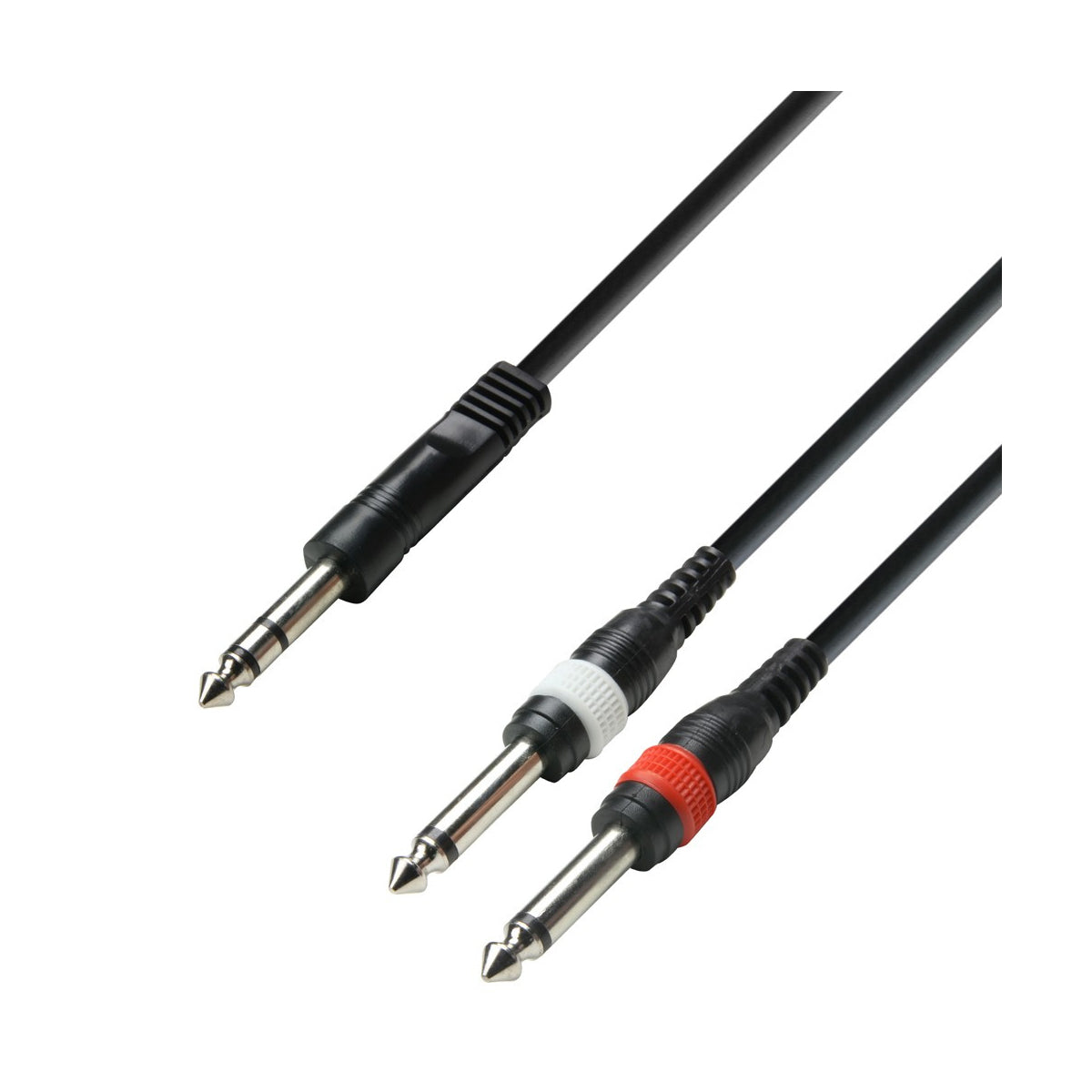 Adam Hall Cables K3 YVPP 0600 - Audio Cable 6.3mm Jack stereo to 2 x 6.3mm Jack mono 6m
